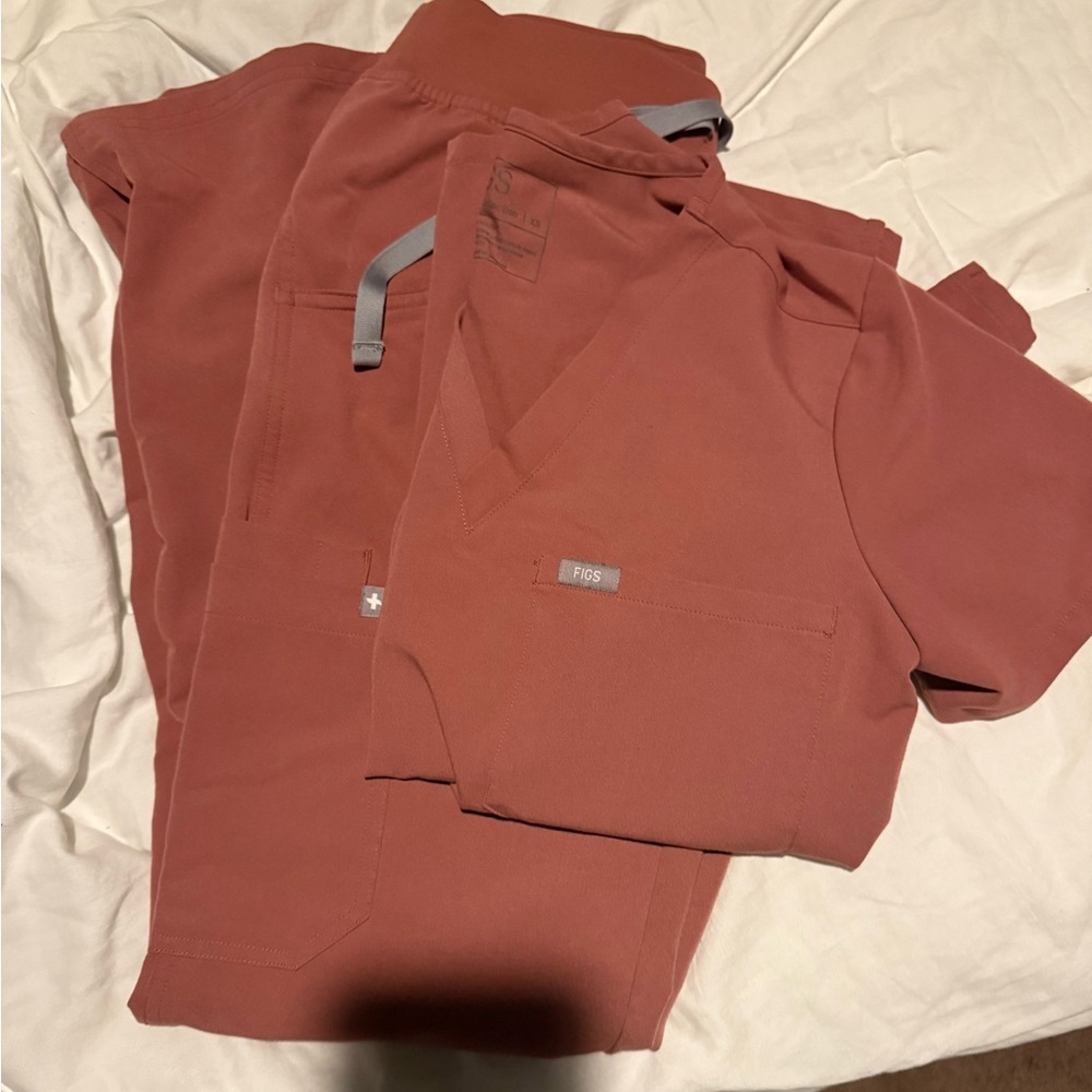 Figs Scrub Set Mauve size XS